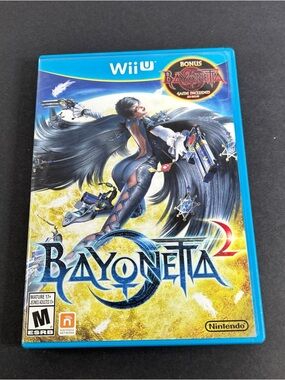 WII Bayonetta 2 Nintendo game 2 discs works
